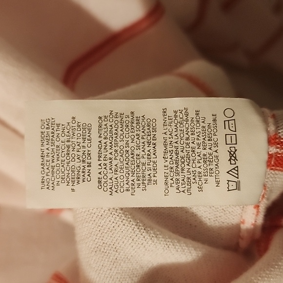 cabi Stroll Cardigan Style 5826 - Size Large - EUC - Orange White Duster - Picture 7 of 14